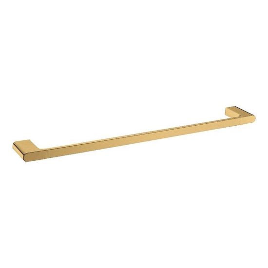 VOG Series Brushed Yellow Gold Single Towel Rail 800mm