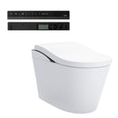 TOTO NEOREST LS INTEGRATED TOILET & REMOTE CONTROLLED WASHLET D-SHAPE GLOSS WHITE (BLACK)