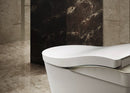 TOTO NEOREST LS INTEGRATED TOILET & REMOTE CONTROLLED WASHLET D-SHAPE GLOSS WHITE (NICKEL)