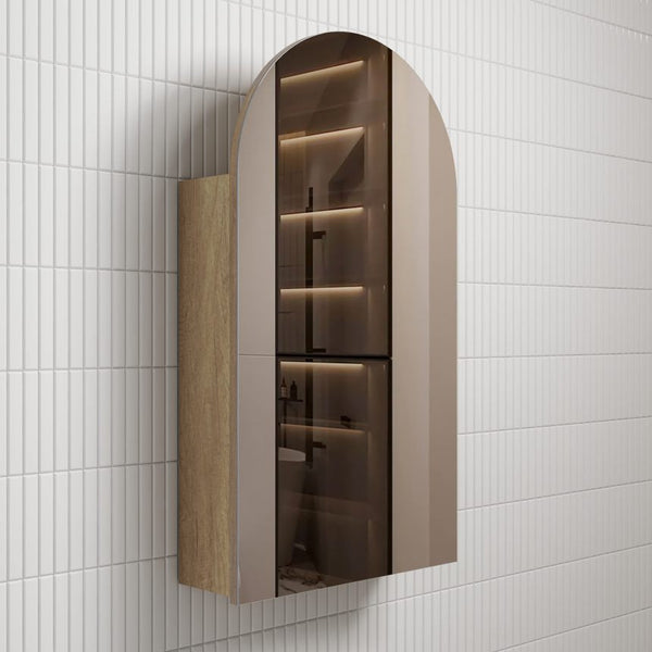 AULIC CANTERBURY CARITA SHAVING CABINET 900MM