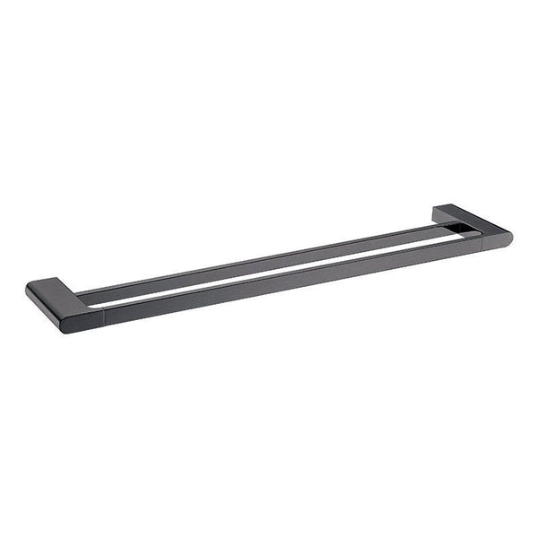 VOG Series Gun Metal Grey Double Towel Rail 800mm