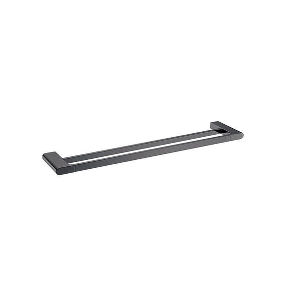 VOG Series Gun Metal Grey Double Towel Rail 600mm