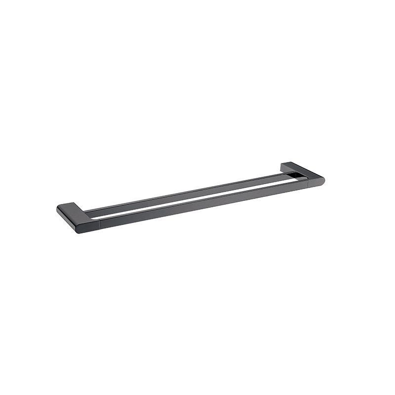 VOG Series Gun Metal Grey Double Towel Rail 600mm