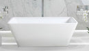 POSEIDON QUBIST FREESTANDING NF BATHTUB GLOSS WHITE (AVAILABLE IN 1400MM, 1500MM AND 1700MM)