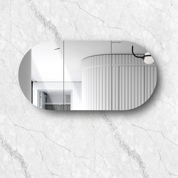 OTTI BONDI MATTE WHITE SHAVING CABINET 1800MM