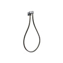 Norico Esperia Brushed Nickel Square Shower Holder Wall Connector & Hose