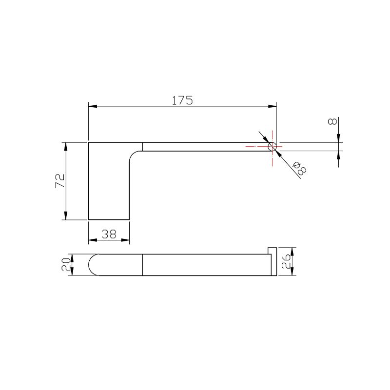 VOG Series Brushed Nickel Toilet Paper Holder