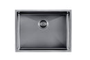 600x450x230mm Gun Metal Grey 1.2mm Handmade Top/Undermount Single Bowl Kitchen Sink 304 Stainless Steel