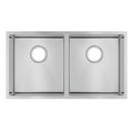 820x457x230mm 1.2mm Handmade Top/Undermount Double Bowls Kitchen Sink