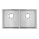 820x457x230mm 1.2mm Handmade Top/Undermount Double Bowls Kitchen Sink